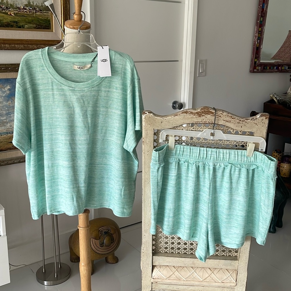 UGG Aniyah Green Loungewear/Sleepwear/PJ Set